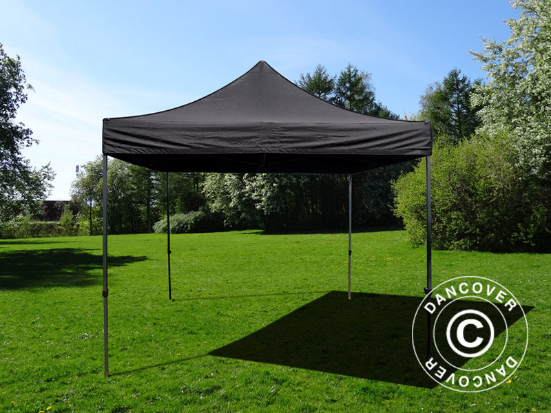 Quick-up telt FleXtents Basic v.3, 4x4m Svart