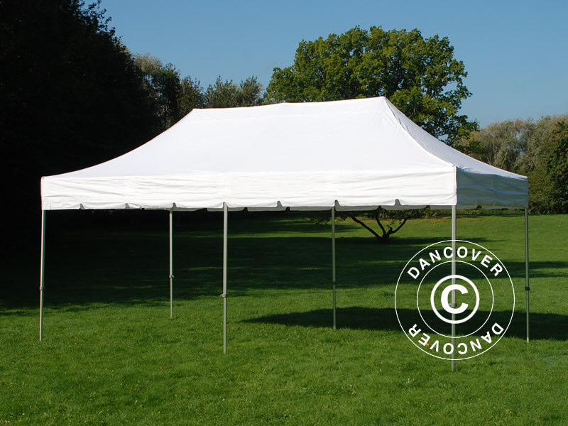 Quick-up telt FleXtents PRO Steel "Peaked" 3x6m Hvit
