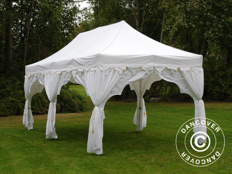Quick-up telt FleXtents PRO Steel "Raj" 3x6m Hvit/Gull