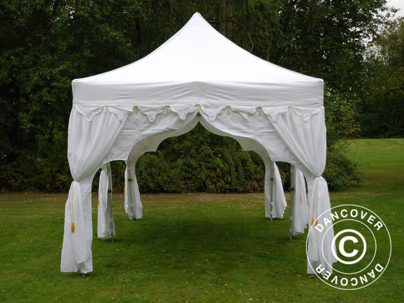 Quick-up telt FleXtents PRO Steel "Raj" 3x6m Hvit/Gull