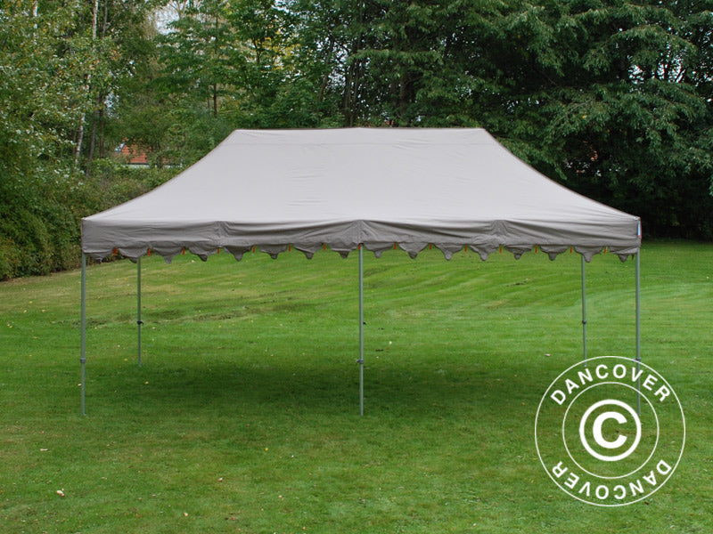 Quick-up telt FleXtents PRO Steel "Raj" 3x6m Latte/Oransje