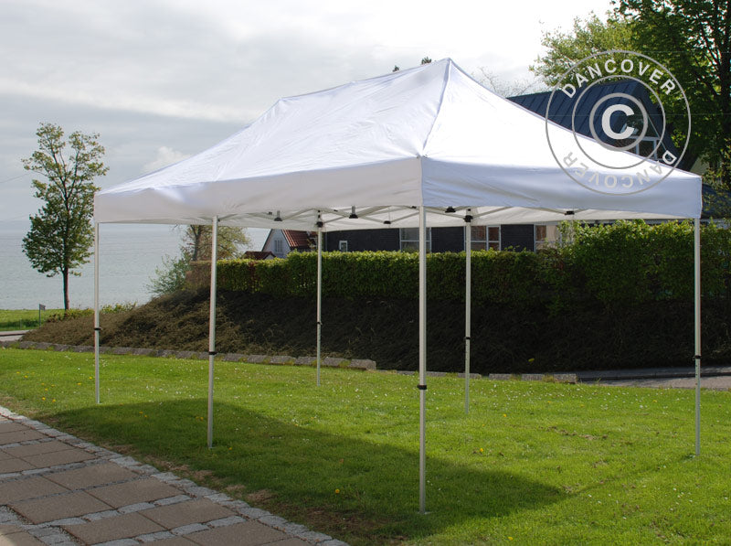 Quick-up telt FleXtents PRO Steel 3x6m Hvit, Flammehemmende