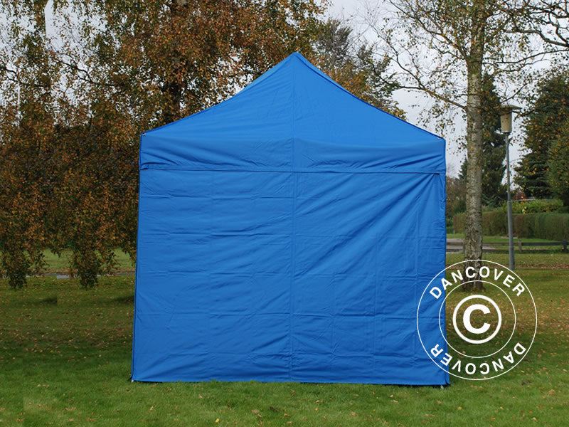 Quick-up telt FleXtents PRO Steel 3x6m Blå, inkl. 6 sider