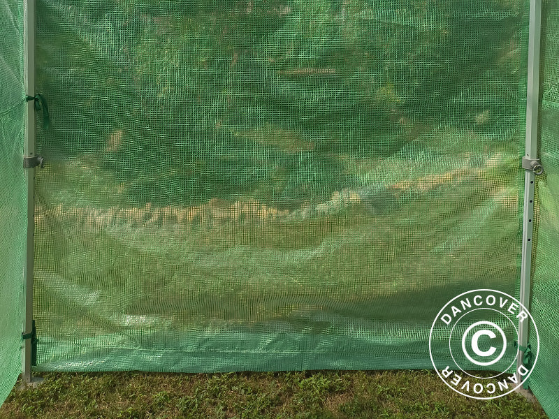 FleX drivhus 2x2m, PE, Transparent/Grønn