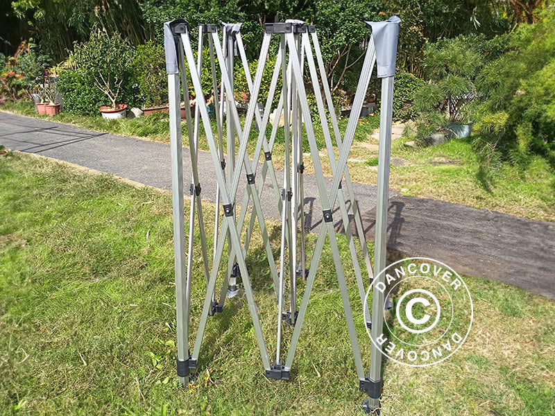 FleX drivhus 3x3m, PE, Transparent/Grønn