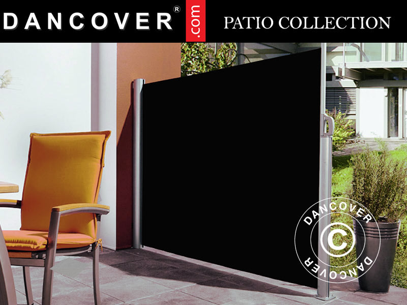 Levegg, uttrekkbar, 1,6x3m, mørkegrå