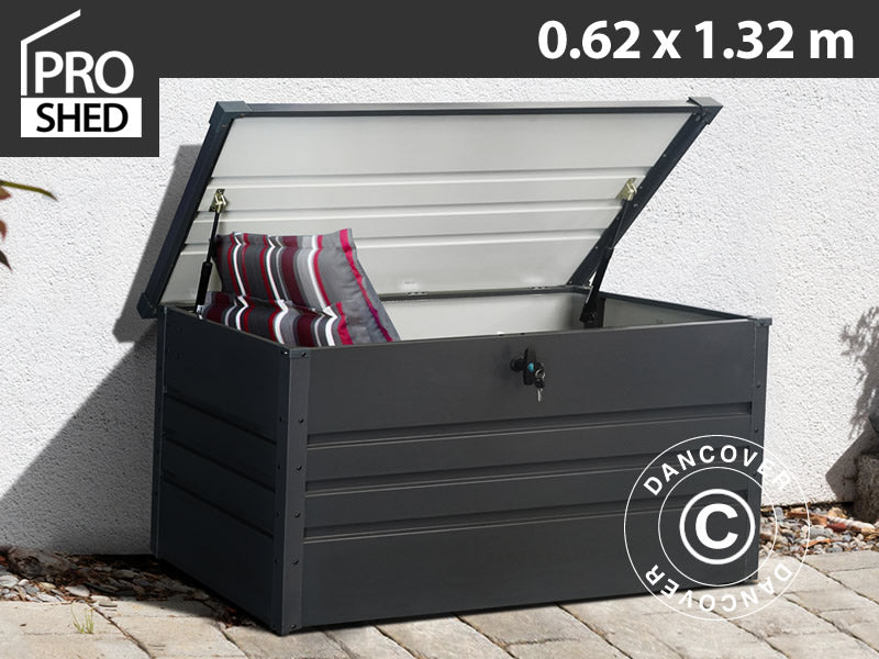 Putekasse 400L, 0,62x1,32x0,62m ProShed®, Antrasitt
