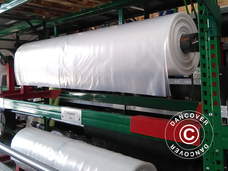 Drivhusfolie, 8x14m, 150Mic, Gjennomsiktig