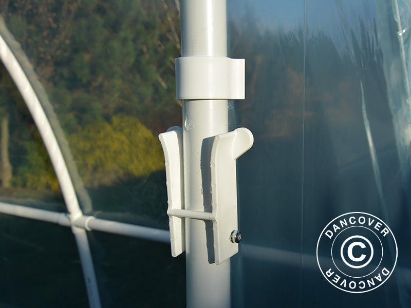 Polytunnel Drivhus 130, 3x4x2,1m, 12m&sup2;, Transparent