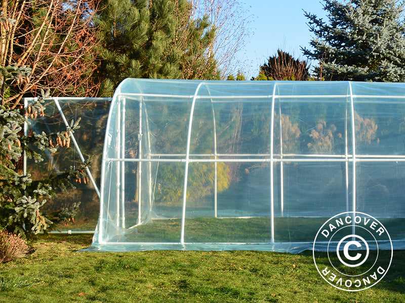 Polytunnel Drivhus 130, 3x6x2,1m, 18m², Transparent