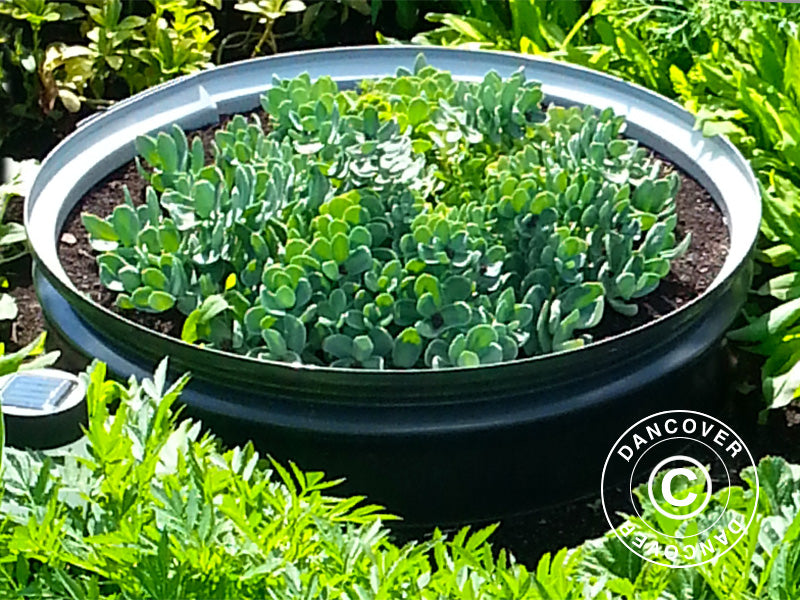 Rundt høybed, Ø0,5x0,1m, Brun