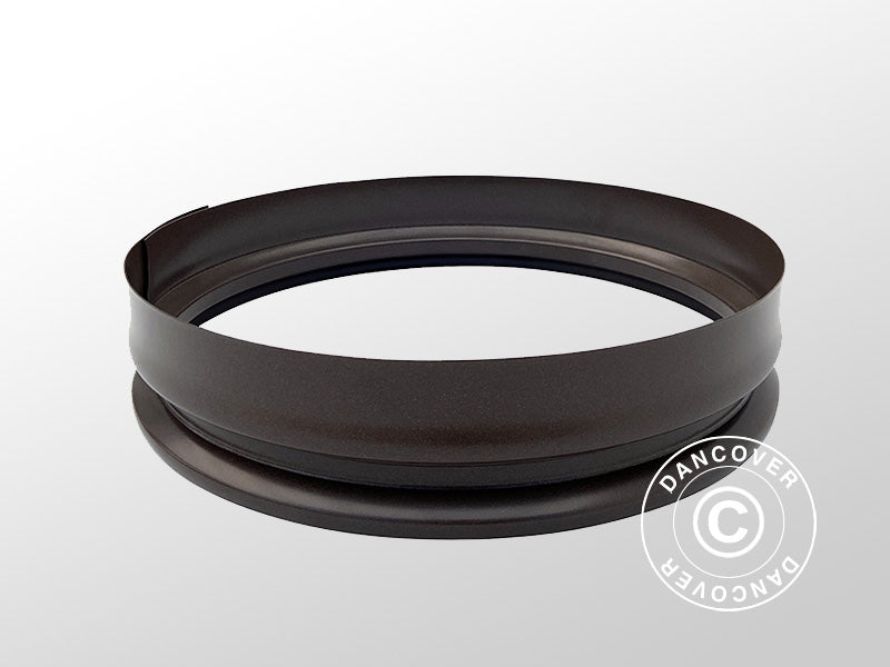 Rundt høybed, Ø0,5x0,1m, Brun