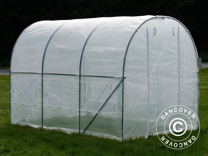 Polytunnel Drivhus 2x3x2m, 6m², Transparent