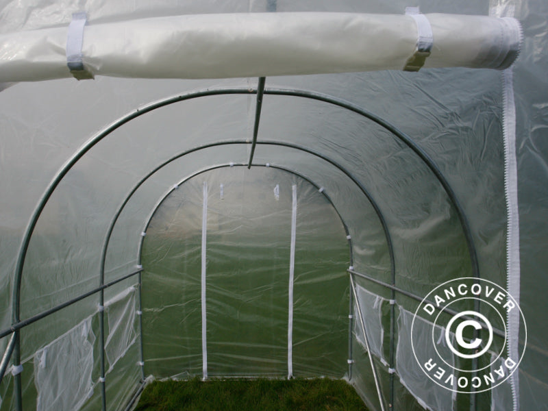 Polytunnel Drivhus 2x3x2m, 6m², Transparent