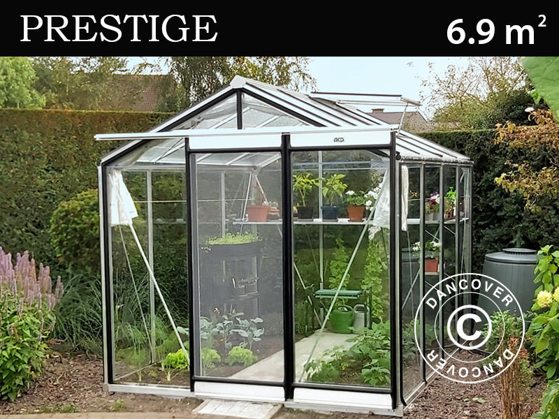 Greenhouse FLORA 2,32x2,98x2,35m Alu