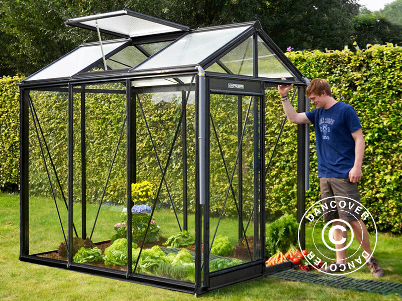 Greenhouse PICCOLO 1,59x2,24x2,21m Black