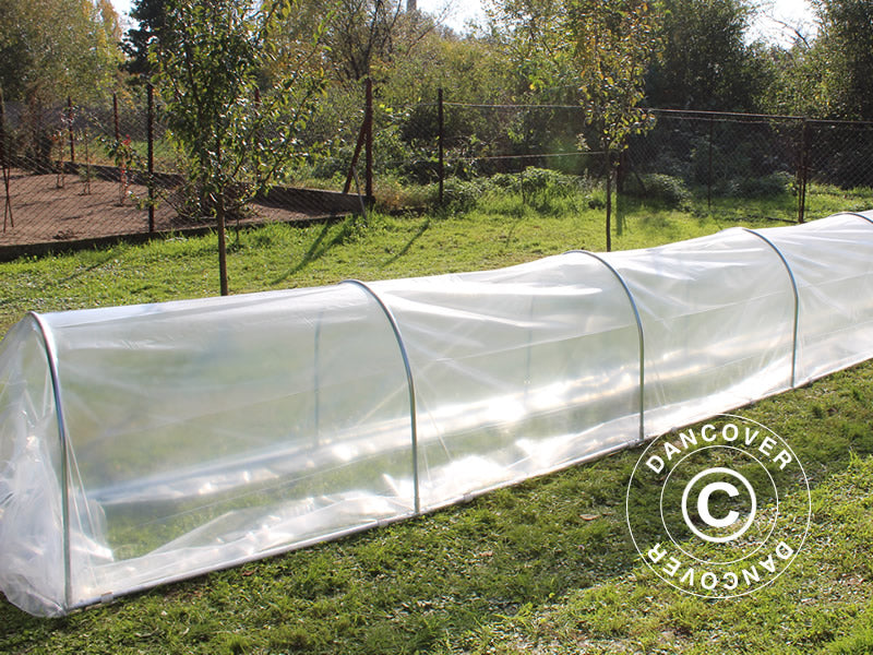 Drivhustunnel, 0,8x5x0,8m, Transparent