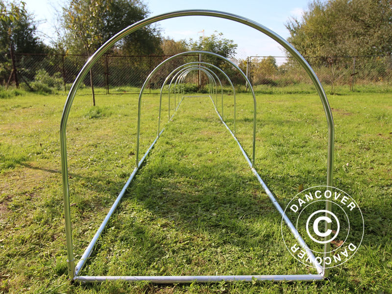 Drivhustunnel, 0,8x5x0,8m, Transparent