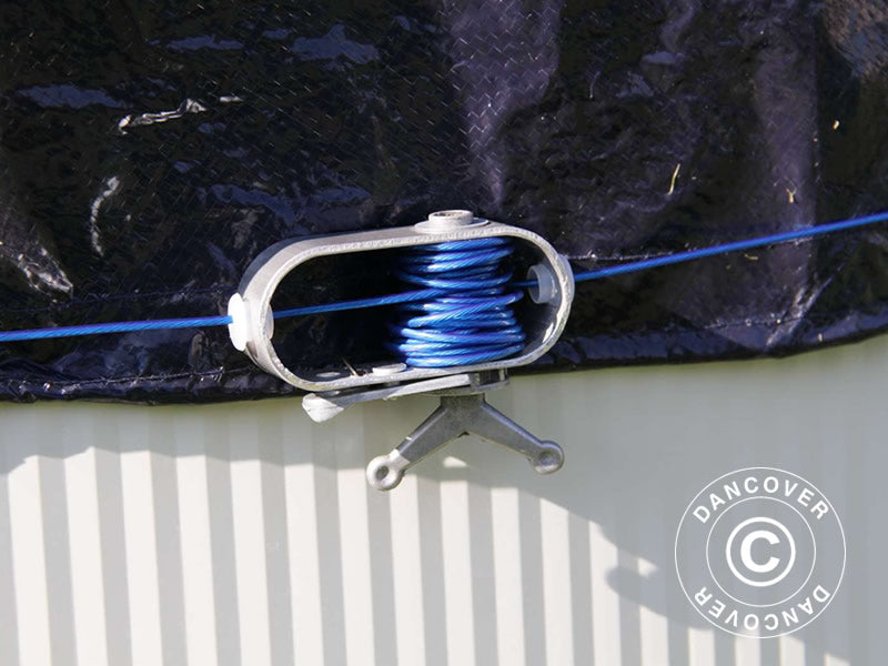 Overtrekk til basseng Winter Ø460cm, Mørkeblått