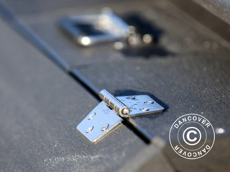 Teknisk skap til bassengtilbehør, 80x60x115cm, Koksgrå