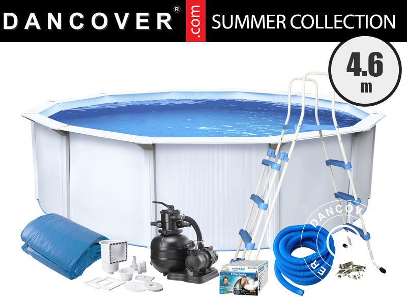 Basseng Classic 120 &Oslash;460cm, Hvit BARE 1 STK. IGJEN