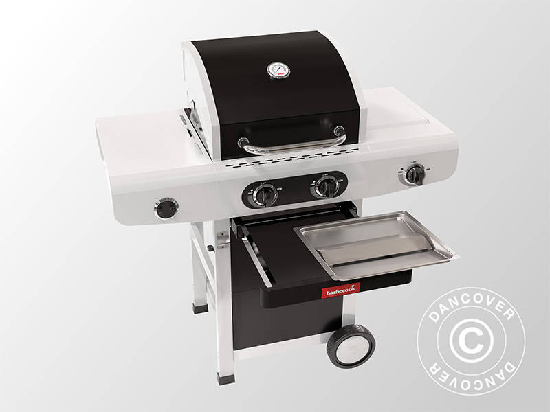 Gassgrill Barbecook Siesta 210, 56x112x118cm, Svart
