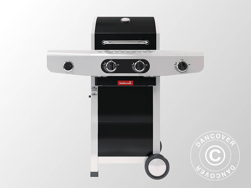 Gassgrill Barbecook Siesta 210, 56x112x118cm, Svart
