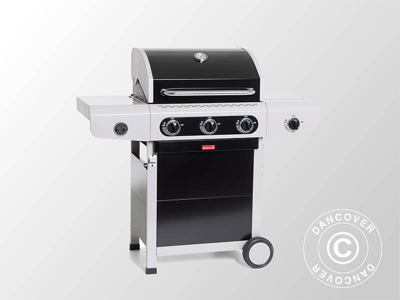 Gassgrill Barbecook Siesta 310, 56x124x118cm, svart