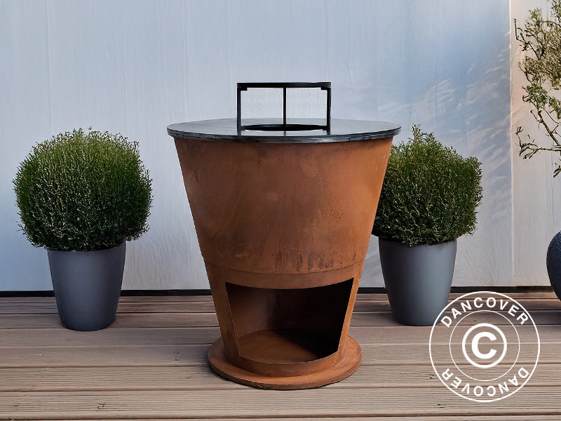 B&aring;lpanne, &Oslash;74,5x80cm, Rustfarget