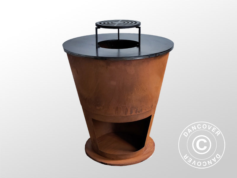 B&aring;lpanne, &Oslash;74,5x80cm, Rustfarget