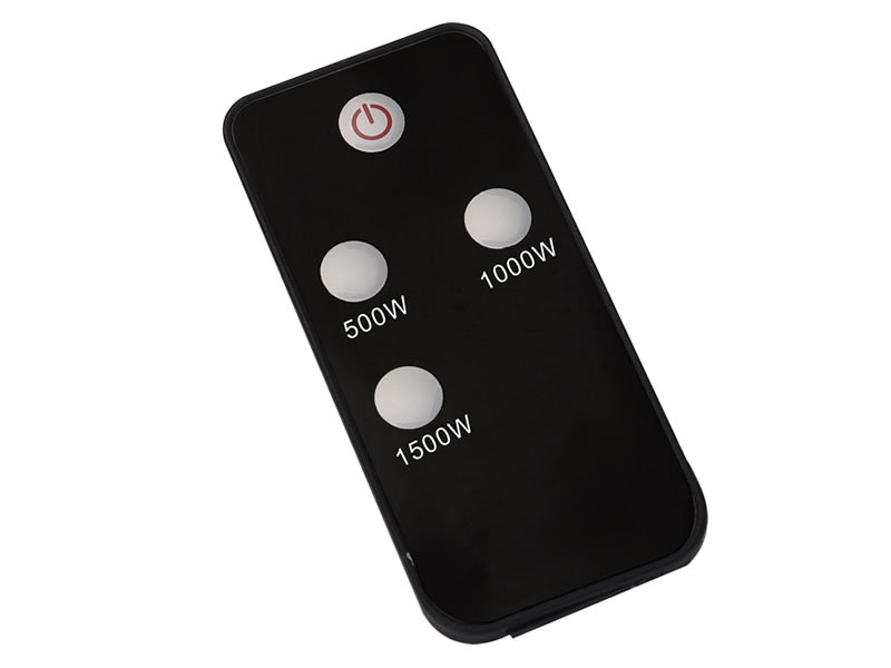 Hengende terrassevarmer NAURU w/FK, 500/1000/1500W, Sølvfarget