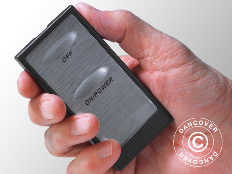 Terrassevarmer TH 1800R Comfort med fjernkontroll