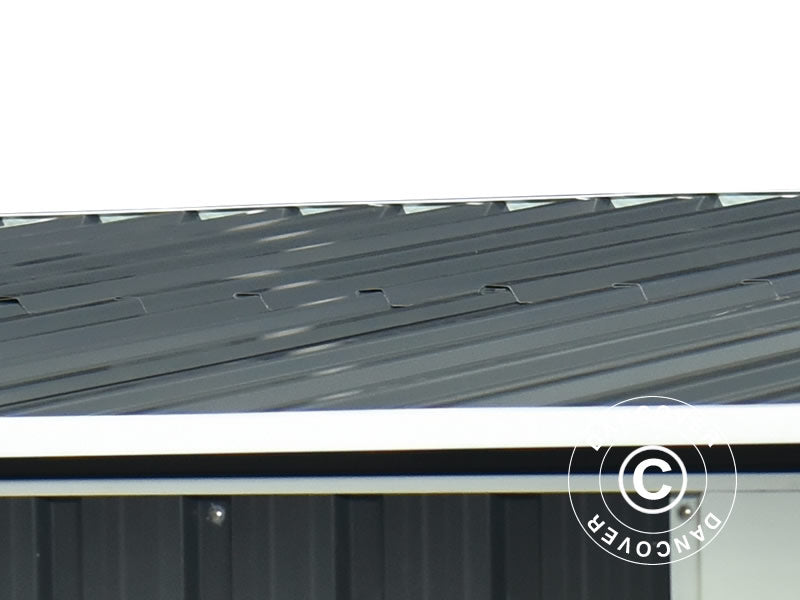 Sykkelskur 2,06x2,04x1,63m, 4,2m², Antrasitt/Hvitt