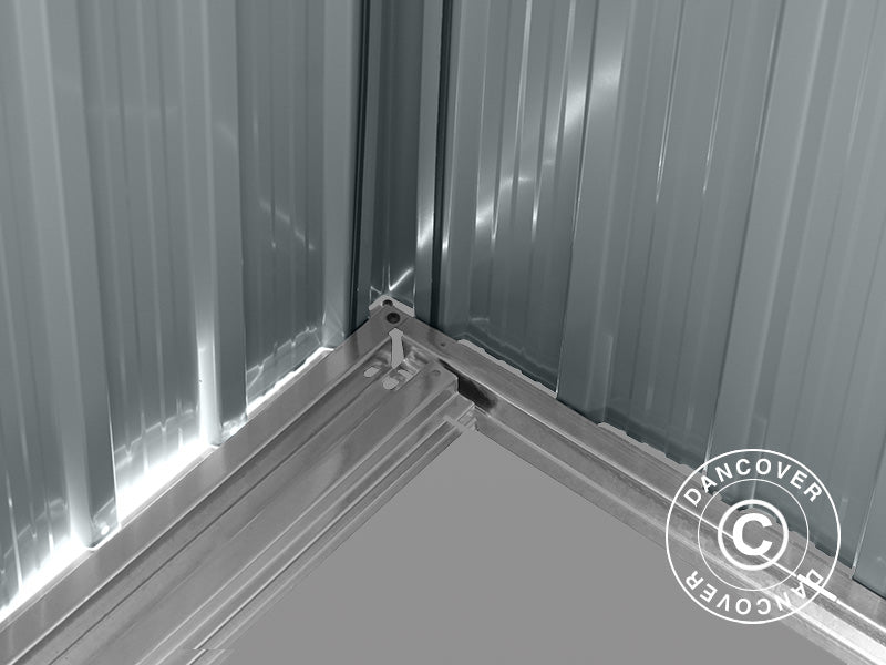 Redskapsbod m/skylight 2,38x2,79x2,02m, 6,64m²,&nbsp;ProShed®, Antrasitt