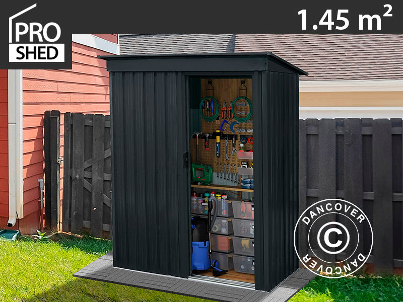 Redskapsbod, 1,63x0,89x1,82m ProShed&reg;, 1,45m&sup2;, Antrasitt