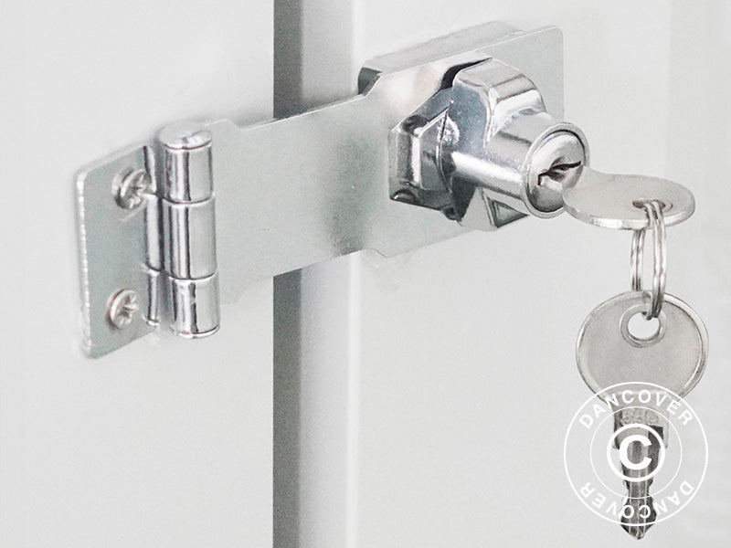 Redskapsbod, 3,02x1,72x2,29m, 5,19m², Antrasitt/Hvit