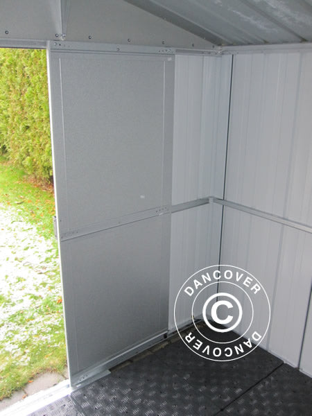 Redskapsbod 2,02x1,37x1,89m, Sølv BARE 1 STK. IGJEN