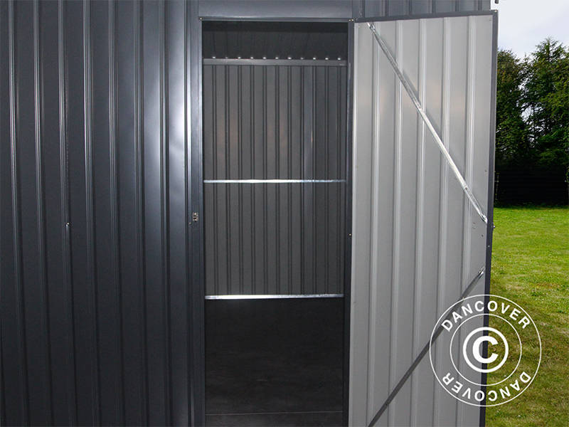 Metall garasje 3,38x5,76x2,43m, 19,47m²,&nbsp;ProShed®, Antrasitt