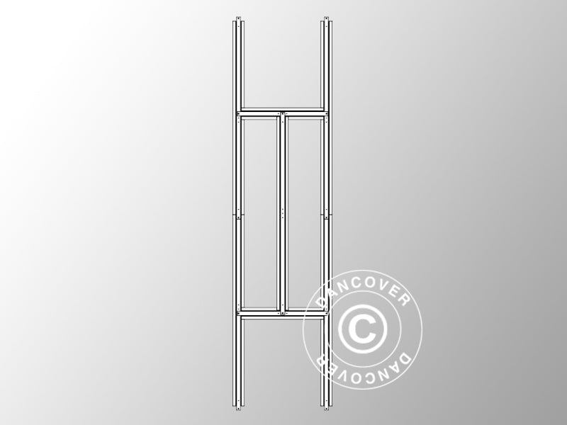 Gulvramme til redskapsbod, ProShed®, 2,01 x 1,21 m