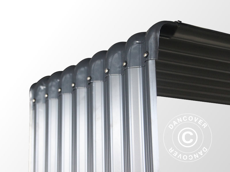 Vedskjul,&nbsp;høybed 1,10x0,52x1,80m,&nbsp;1,98m²,&nbsp;ProShed®, Antrasitt