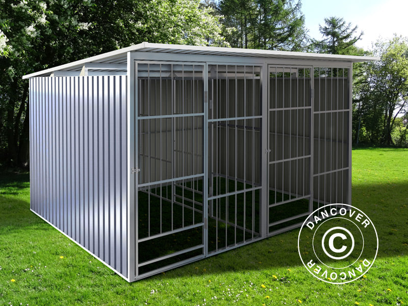 Hundegård 3,22x2,76x1,85m ProShed®, Antrasitt