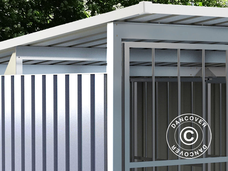 Hundegård 3,22x2,76x1,85m ProShed®, Antrasitt