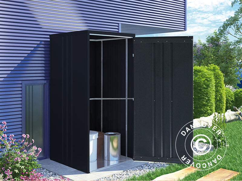 Redskapsbod/Utstyrsskap i metall 0,95x0,85x1,8m, ProShed®, Antrasitt