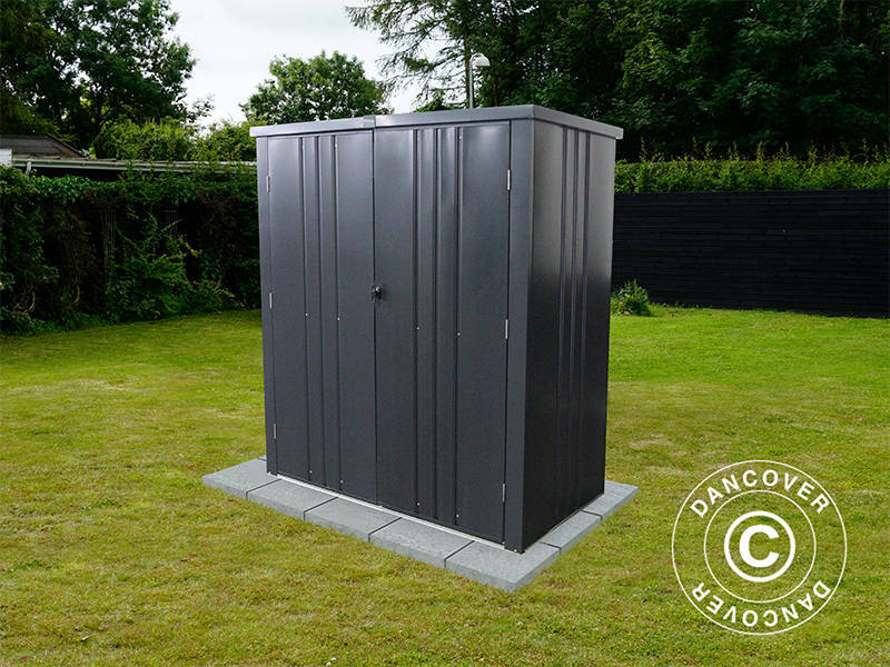 Redskapsbod, utstyrsskap 1,6x0,85x1,8m, 1,36m²,ProShed®, Antrasitt BARE 2 STK. IGJEN