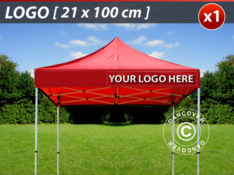 1 stk. FleXtents, valance print 21x100cm, justert til høyre