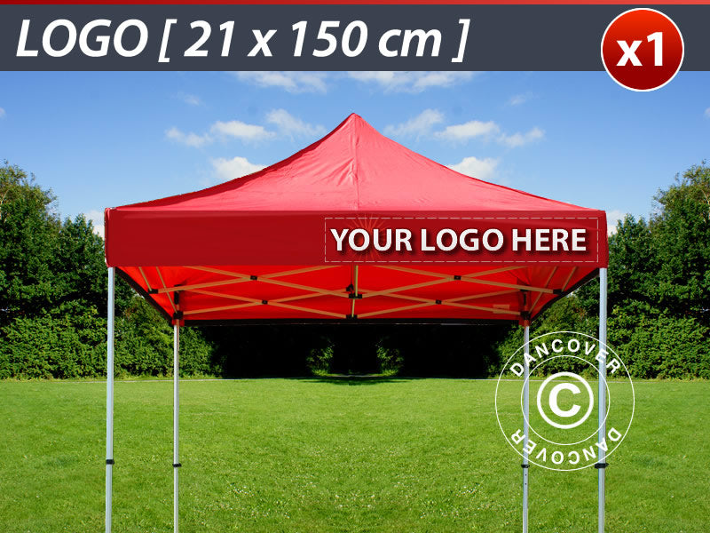 1 stk. FleXtents, valance print 21x150cm, justert til høyre