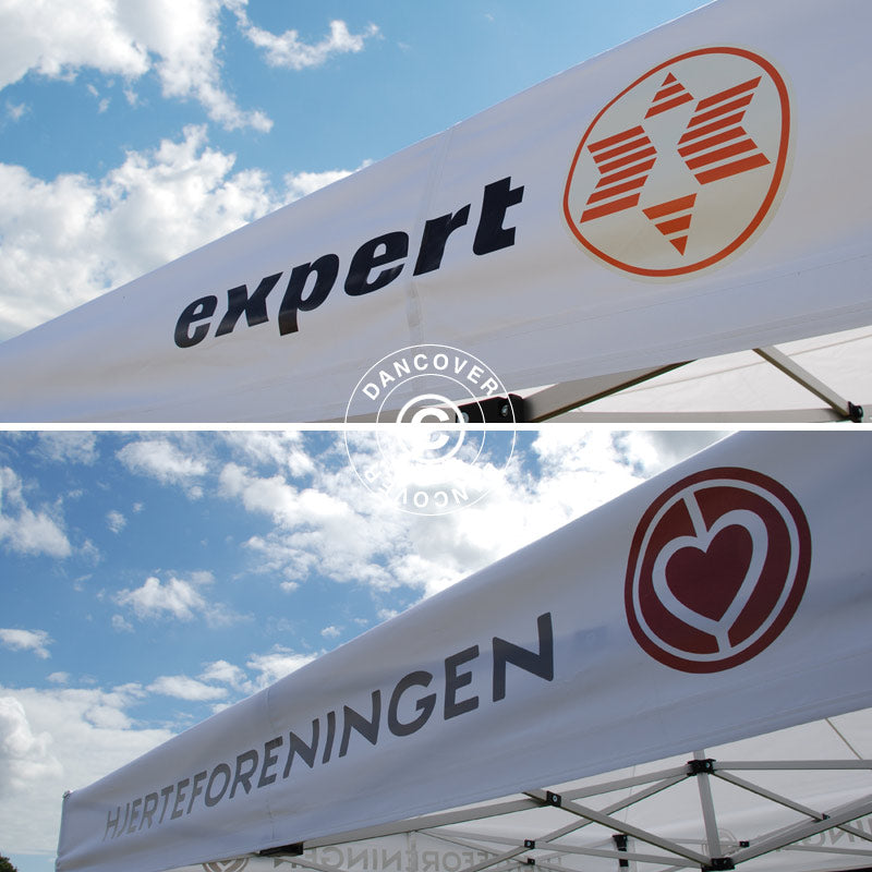 1 stk. FleXtents valance print 21x200cm, justert til venstre