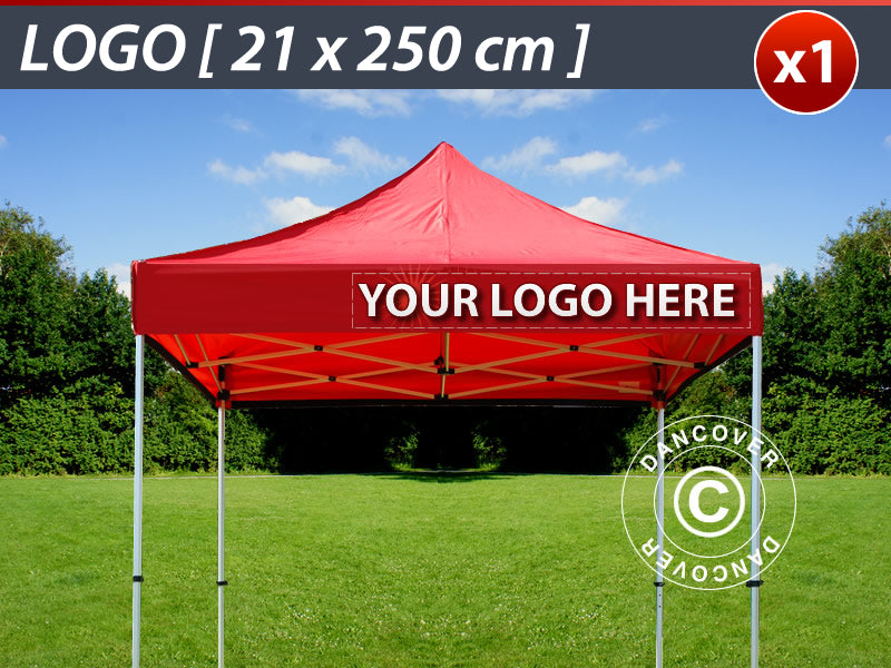 1 stk. FleXtents, valance print 21x250cm, justert til høyre