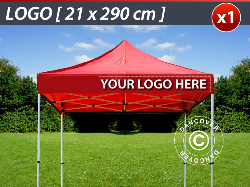 1 stk. FleXtents, valance print 21x290cm, justert til høyre