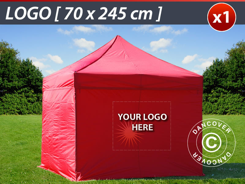 1 stk. FleXtents sidevegg print 70x245cm
